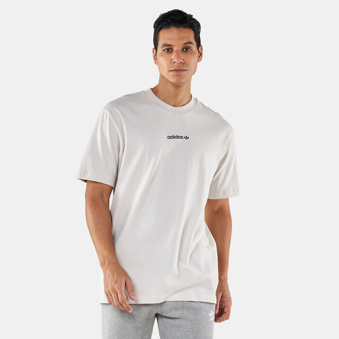 adidas Originals Men's Edge Seam T-Shirt Beige adidas Originals Men's Edge Seam T-Shirt Beige image number 0