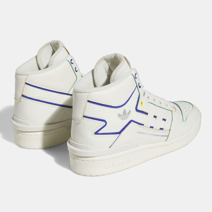 adidas Originals Men's Forum Exhibit Mid Shoe White adidas Originals Men's Forum Exhibit Mid Shoe White image number 2