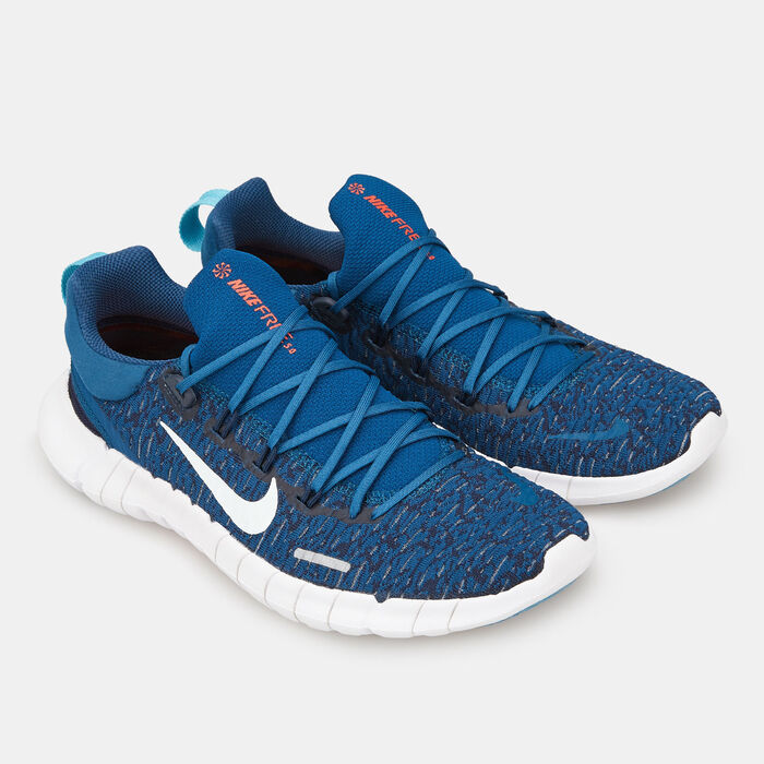 Nike Men's Free RN 5.0 2021 Shoe Blue image number 2