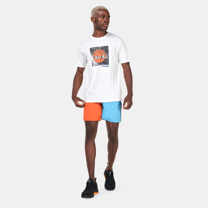 Timberland Windbreaker Shorts Orange image number 2