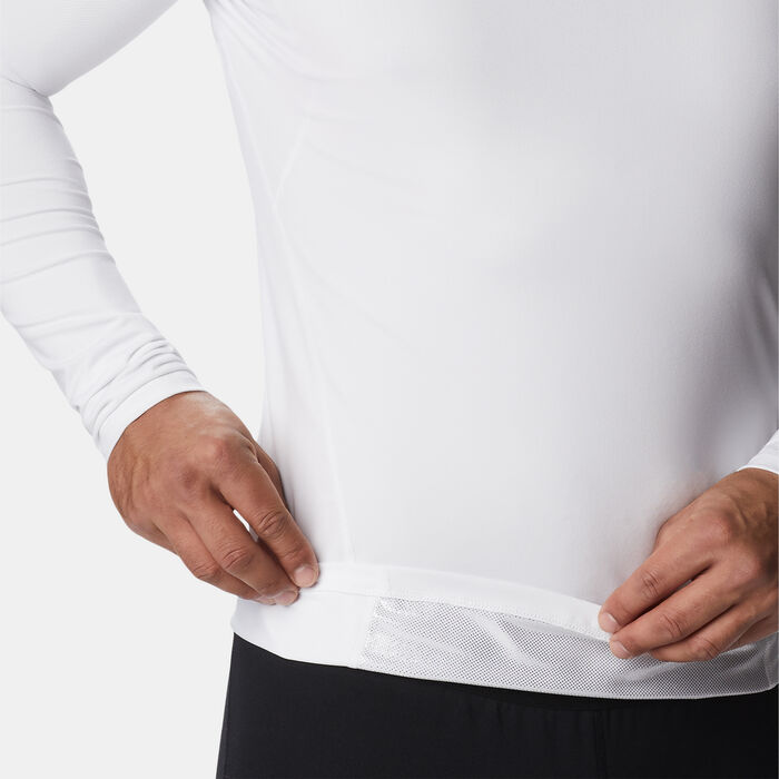 Columbia Men's Midweight Stretch Long Sleeve T-Shirt White Columbia Men's Midweight Stretch Long Sleeve T-Shirt White image number 3