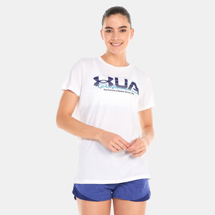 Under Armour Women's UA Vintage Performance T-Shirt White image number 0