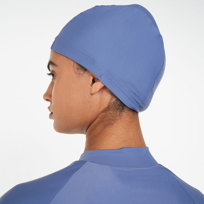 adidas Women's 3-Stripes Swimming Hijab Blue image number 8