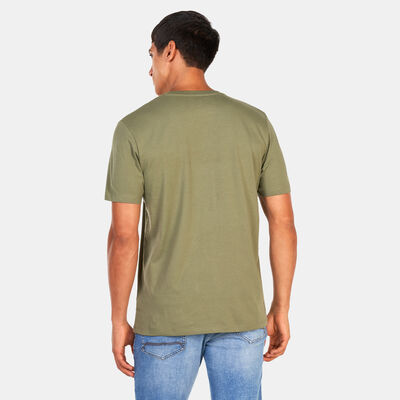 Timberland Men's Linear Logo Seasonal Camo T-Shirt Green