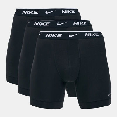 Nike Men's Logo Boxer Briefs (3 Pack) Black Nike Men's Logo Boxer Briefs (3 Pack) Black