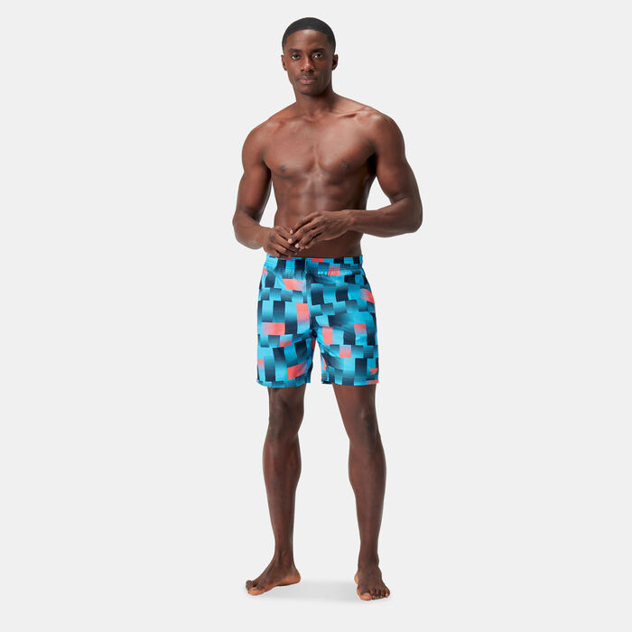 Speedo Men's Xpress Lite Printed Swimming Shorts Blue Speedo Men's Xpress Lite Printed Swimming Shorts Blue image number 2