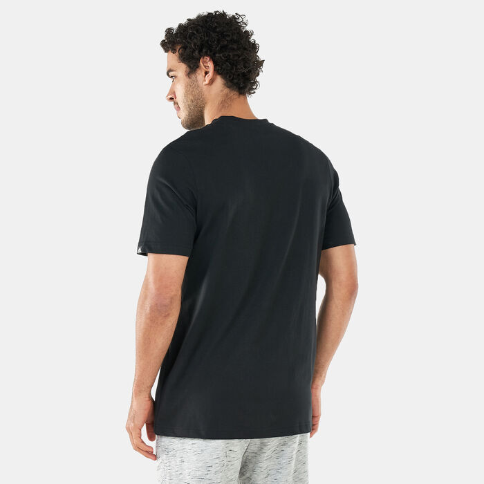 adidas Men's Brushstroke T-Shirt Black adidas Men's Brushstroke T-Shirt Black image number 1
