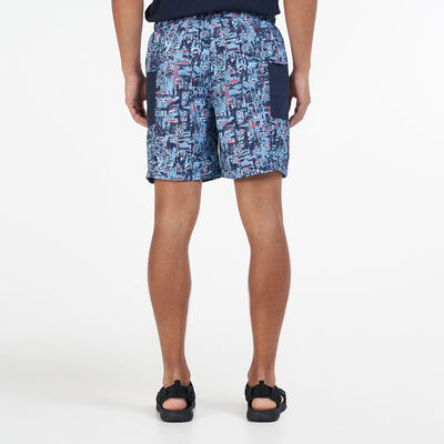 Timberland Men's YC Summer Stipple Allover Print Trail Shorts Blue Timberland Men's YC Summer Stipple Allover Print Trail Shorts Blue