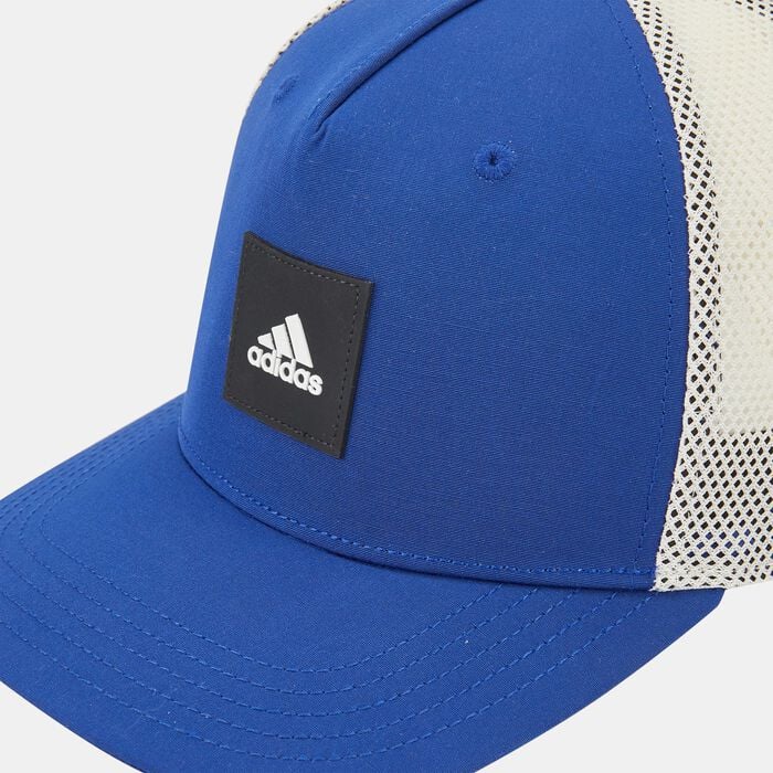 adidas Men's Trucker Snapback Cap Blue adidas Men's Trucker Snapback Cap Blue image number 2