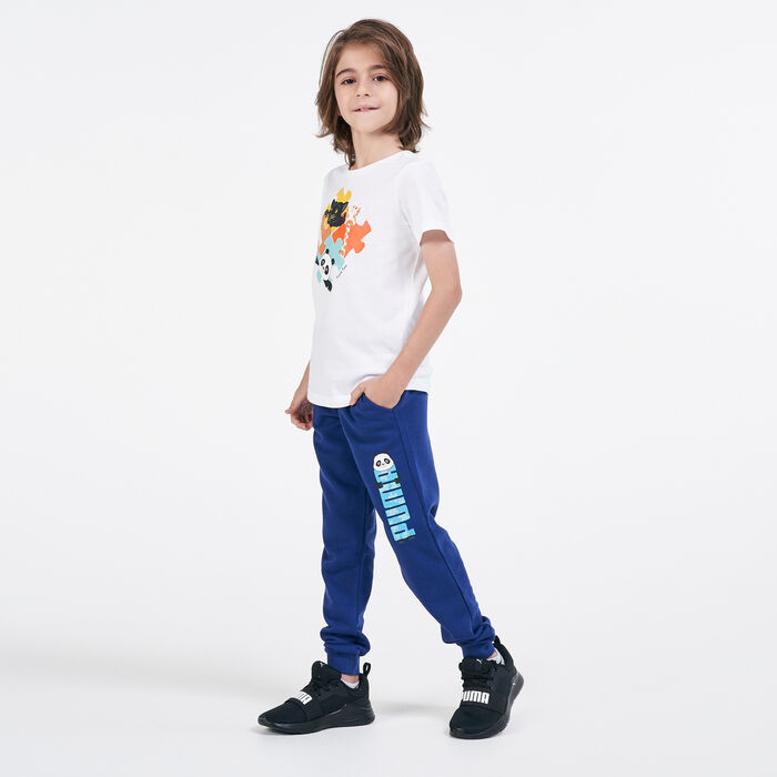 PUMA Kids' Paw Pants Blue image number 2