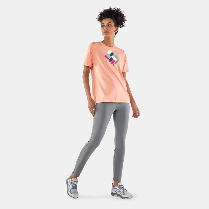 Columbia Women's Bluebird Day™ Relaxed T-Shirt Pink Columbia Women's Bluebird Day™ Relaxed T-Shirt Pink image number 2