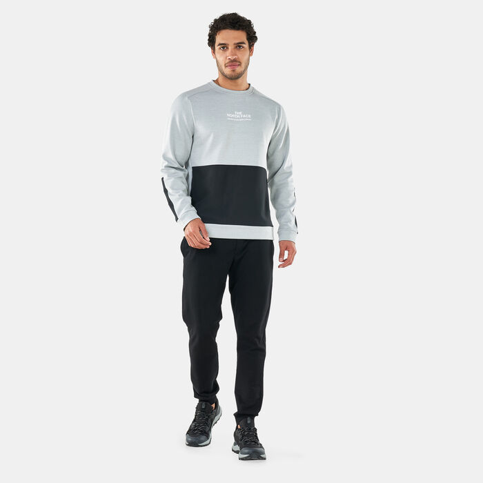 The North Face Men's MA Crew Fleece Sweatshirt Grey The North Face Men's MA Crew Fleece Sweatshirt Grey image number 2