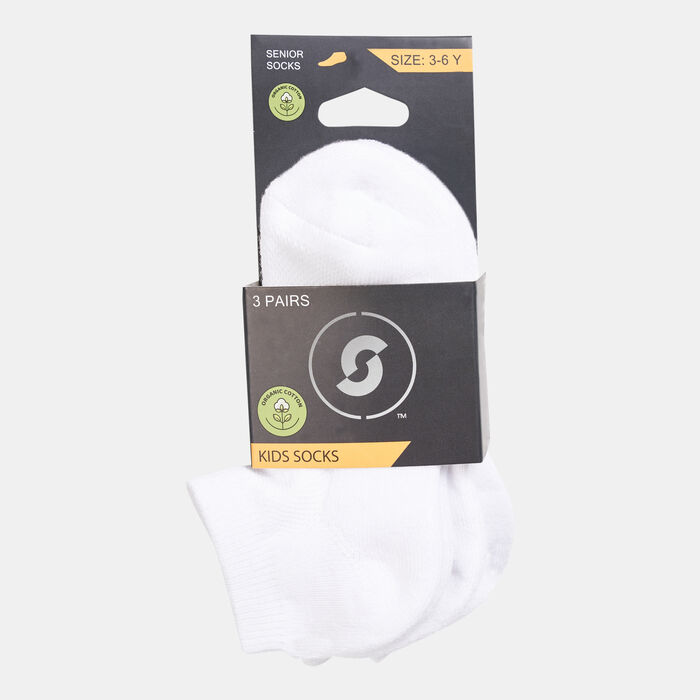Sun and Sand Sports Kids' Socks - 3 Pack (Younger Kids) White Sun and Sand Sports Kids' Socks - 3 Pack (Younger Kids) White image number 1