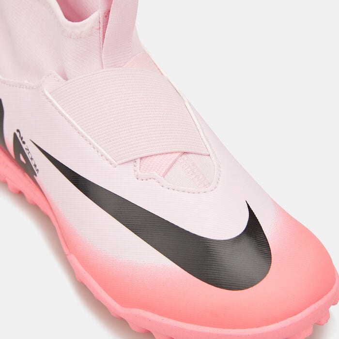 Nike Kids' Mercurial Superfly 9 Academy Turf Ground Football Shoes Pink Nike Kids' Mercurial Superfly 9 Academy Turf Ground Football Shoes Pink image number 4