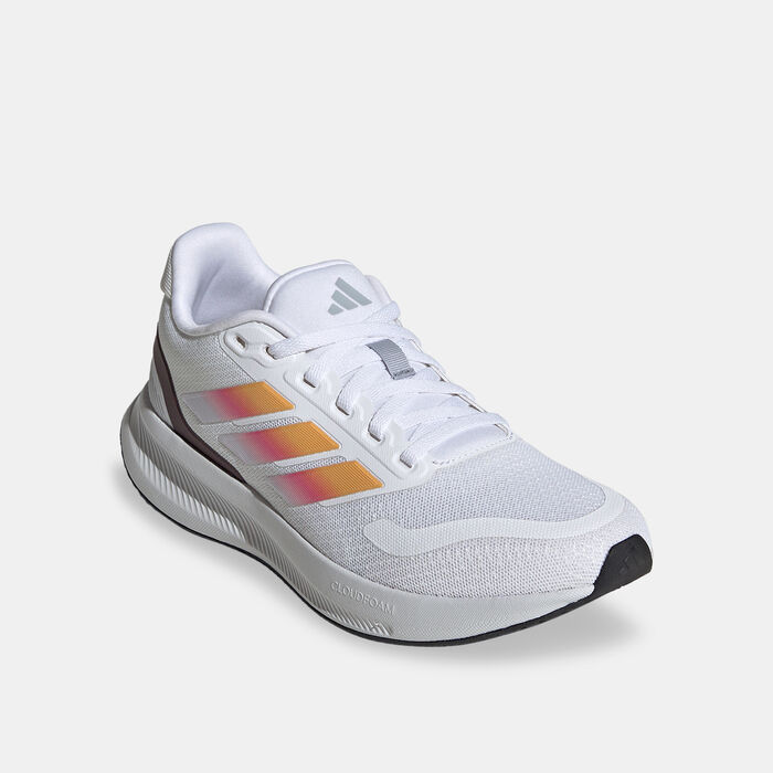 adidas Kids' Runfalcon 5 Shoes White adidas Kids' Runfalcon 5 Shoes White image number 1