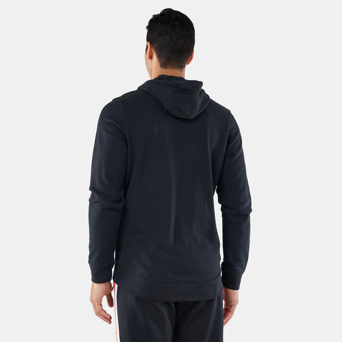 Under Armour Men's UA Rival Terry LC Full Zip Hoodie Black Under Armour Men's UA Rival Terry LC Full Zip Hoodie Black image number 1