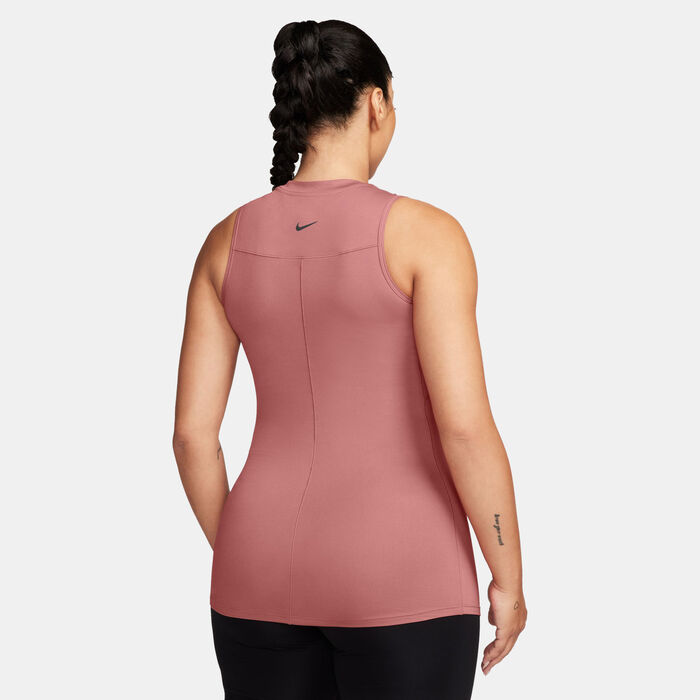 Nike Women's Dri-FIT One Tank Top (Maternity) Pink image number 1