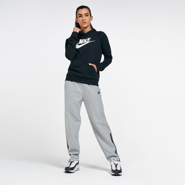 Nike Women's Sportswear Essential Pullover Hoodie Black Nike Women's Sportswear Essential Pullover Hoodie Black image number 2