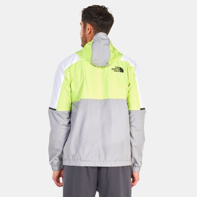 The North Face Men's Mountain Athletics Full-Zip Wind Jacket Grey The North Face Men's Mountain Athletics Full-Zip Wind Jacket Grey