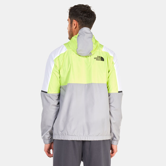 The North Face Men's Mountain Athletics Full-Zip Wind Jacket Grey The North Face Men's Mountain Athletics Full-Zip Wind Jacket Grey image number 1
