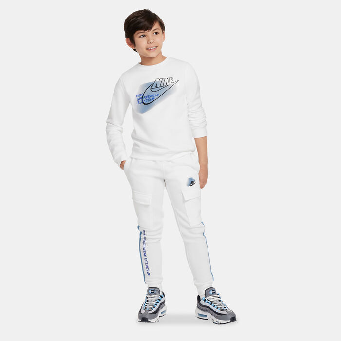 Nike Kids' Sportswear Standard Issue Cargo Pants White Nike Kids' Sportswear Standard Issue Cargo Pants White image number 2