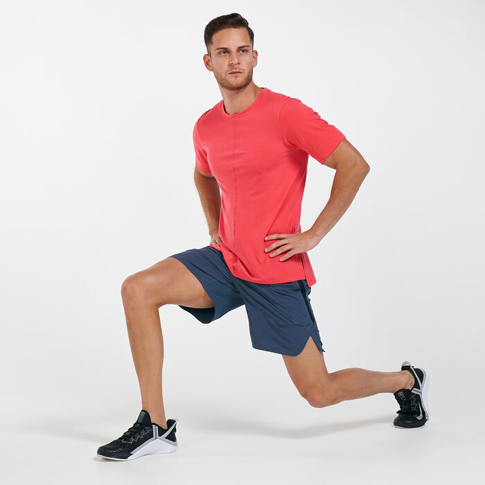 Nike Men's Dri-FIT T-Shirt Pink Nike Men's Dri-FIT T-Shirt Pink image number 2