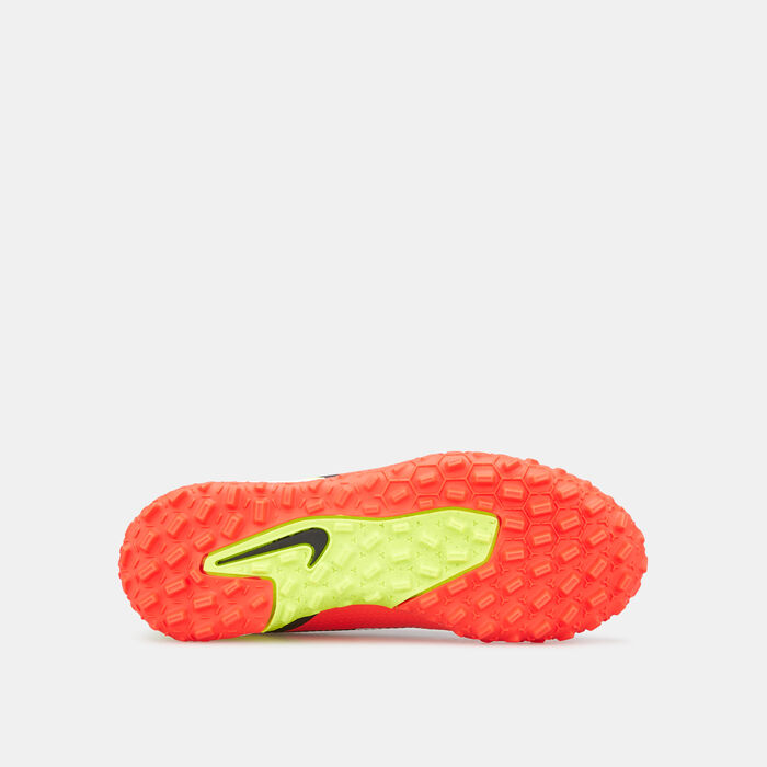 Nike Kids' Phantom GT2 Academy Turf Ground Football Shoe White image number 3