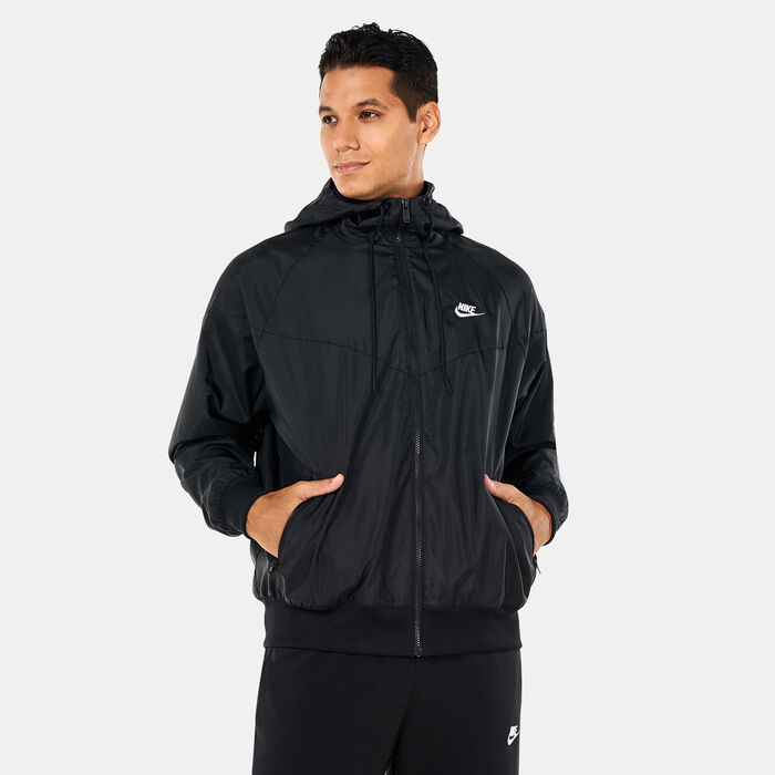 Nike Men's Sportswear Windrunner Hooded Jacket Black Nike Men's Sportswear Windrunner Hooded Jacket Black image number 0