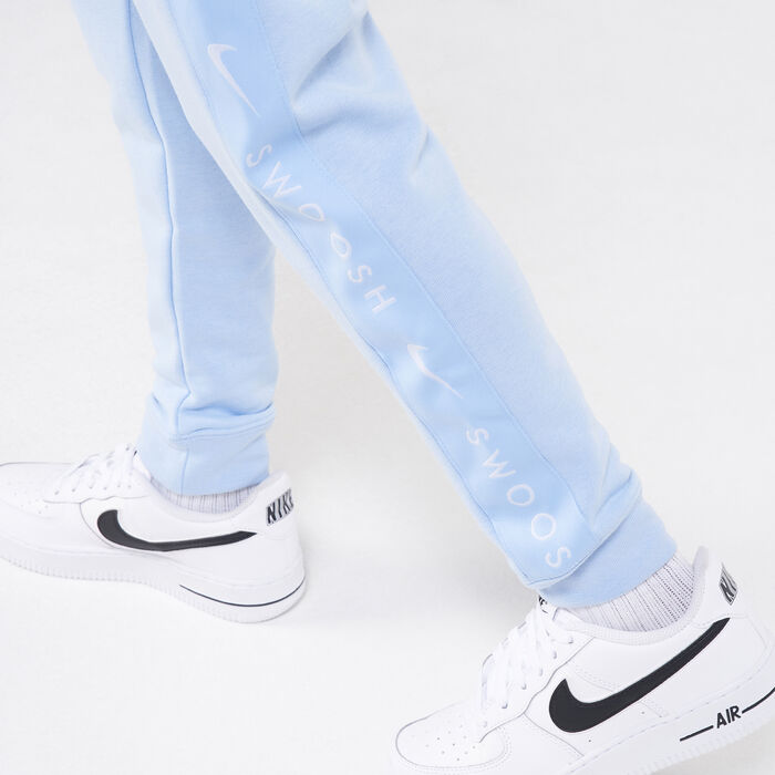 Nike Kids' Sportswear Swoosh Fleece Sweatpants (Older Kids) Blue image number 3
