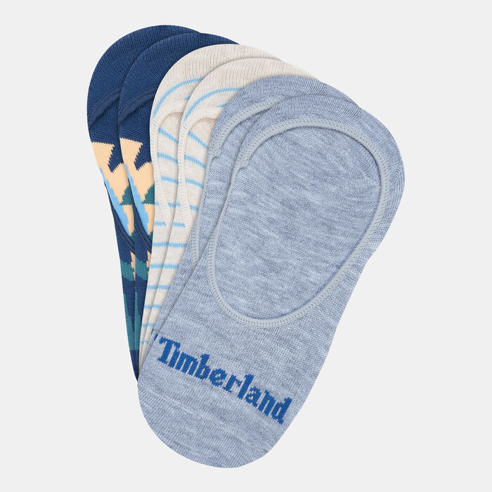 Timberland Women's Tropics No-Show Socks (3 Pack) Blue Timberland Women's Tropics No-Show Socks (3 Pack) Blue image number 0