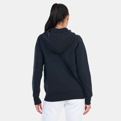 Under Armour Women's UA Rival Fleece Full-Zip Hoodie Black