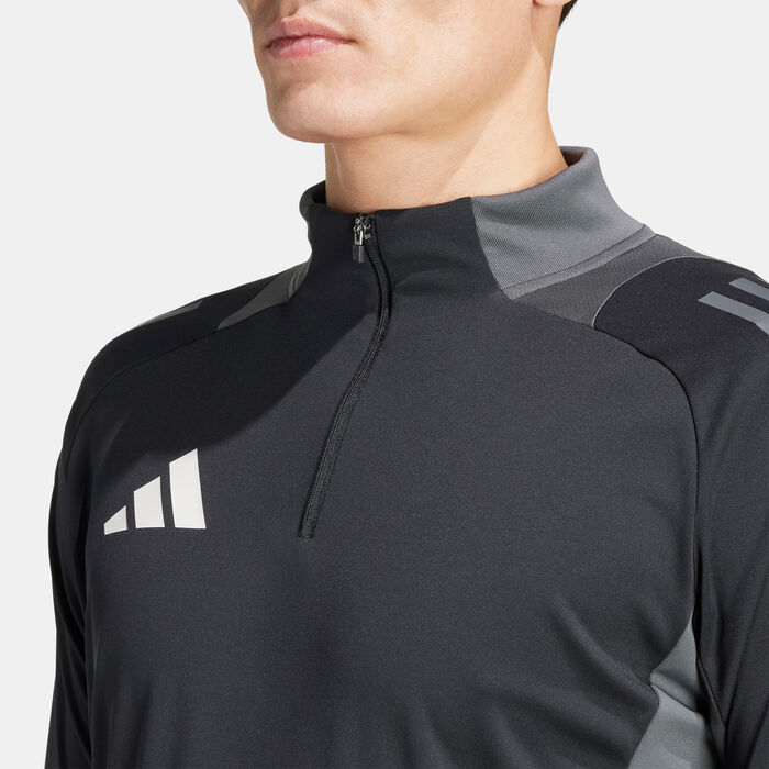 adidas Men's Tiro 24 Competition 1/4-Zip Football Top Black image number 3