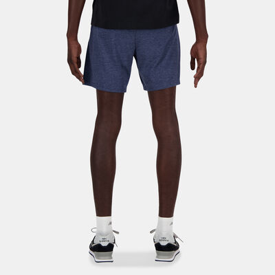 New Balance Men's Sport Essentials Heathertech Running Shorts Blue