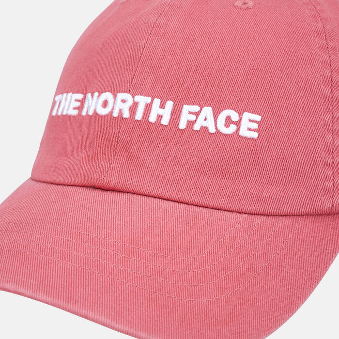 The North Face Horizontal Embroidered Ball Cap Pink The North Face Horizontal Embroidered Ball Cap Pink image number 2