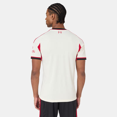 adidas Men's Liverpool 25/26 Away Replica Football Jersey White