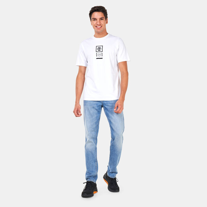 Timberland Men's Back Stack Logo Camo T-Shirt White Timberland Men's Back Stack Logo Camo T-Shirt White image number 2