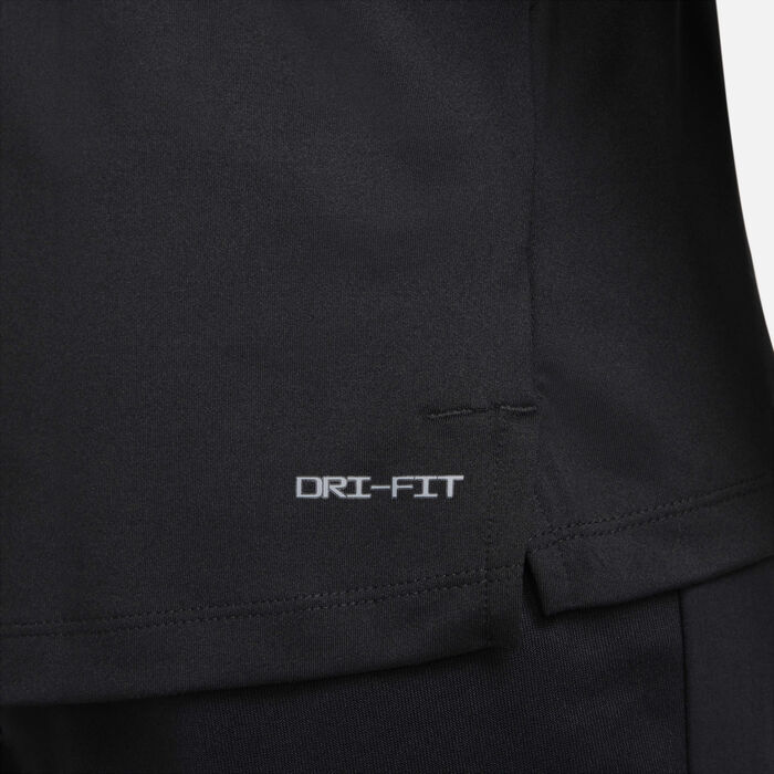 Nike Men's Air Max Dri-FIT 1/4-Zip Top Black image number 6