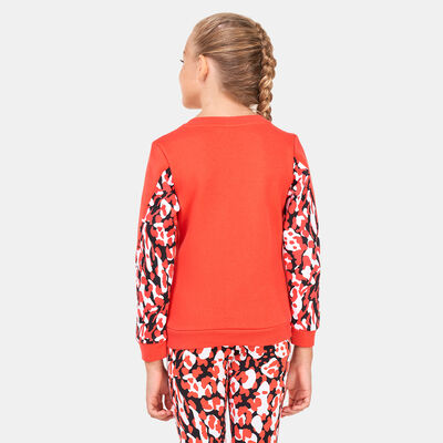PUMA Kids' Alpha Crew Fleece Sweatshirt (Older Kids) Pink PUMA Kids' Alpha Crew Fleece Sweatshirt (Older Kids) Pink