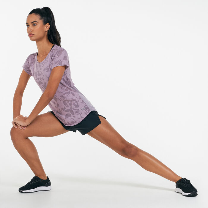 Under Armour Women's Launch SW ''Go All Day'' 3-Inch Shorts Black Under Armour Women's Launch SW ''Go All Day'' 3-Inch Shorts Black image number 2