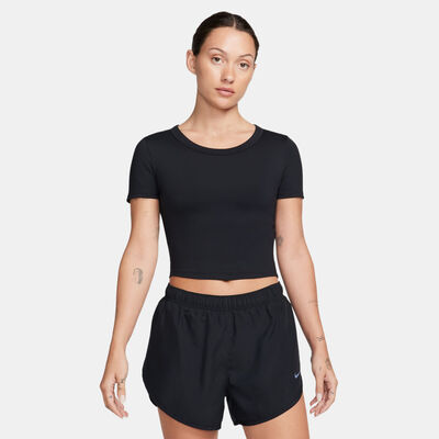 Nike Women's One Dri-FIT Training Crop Top Black Nike Women's One Dri-FIT Training Crop Top Black