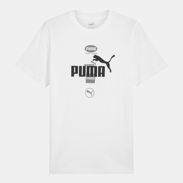 PUMA Men's Power Graphic T-Shirt White image number 0
