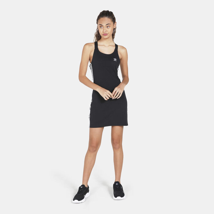 adidas Women's Adicolor Classics Racerback Dress Black adidas Women's Adicolor Classics Racerback Dress Black image number 2