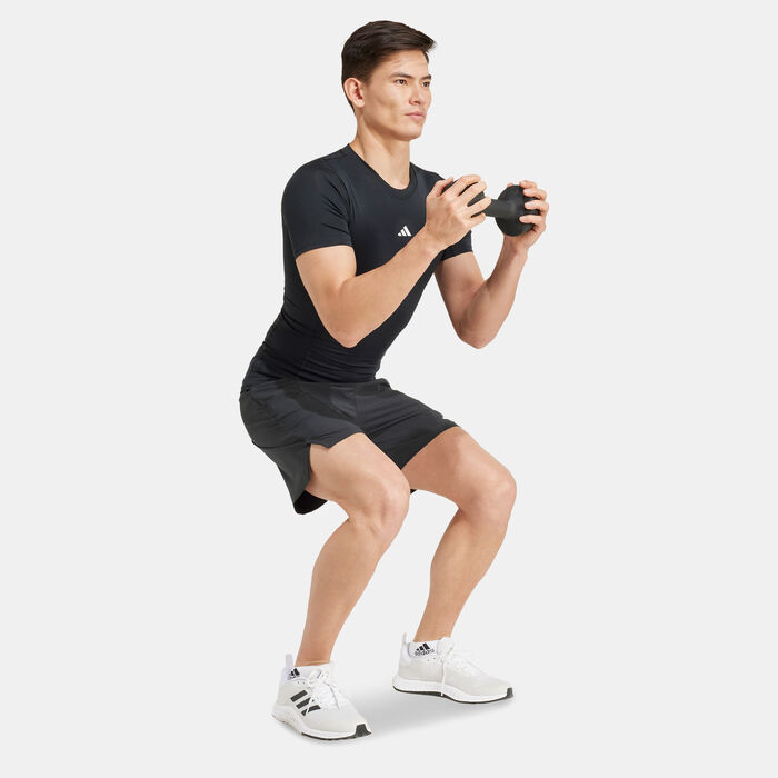 adidas Men's TECHFIT Training Compression Top Black adidas Men's TECHFIT Training Compression Top Black image number 2