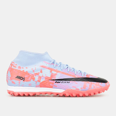 Nike Men's Zoom Mercurial Superfly 9 Academy Turf Football Shoe Purple