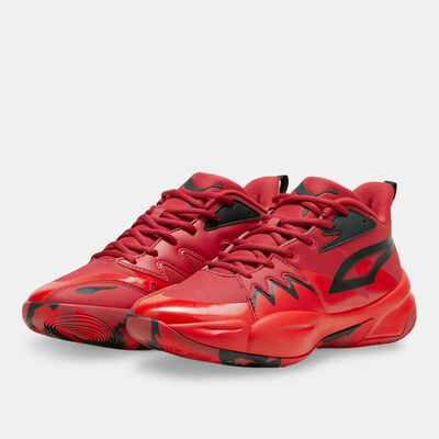 PUMA Men's Genetics Basketball Shoes Red