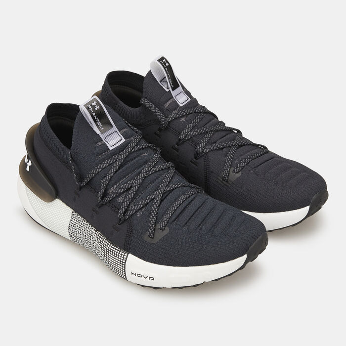 Under Armour Men's UA HOVR™ Phantom 3 Running Shoe Black Under Armour Men's UA HOVR™ Phantom 3 Running Shoe Black image number 2