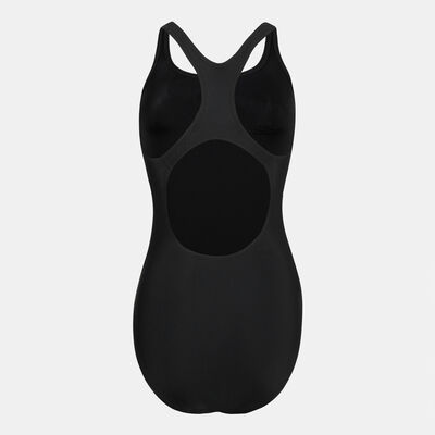Speedo Women's Retro Logo Medalist Swimsuit Black Speedo Women's Retro Logo Medalist Swimsuit Black