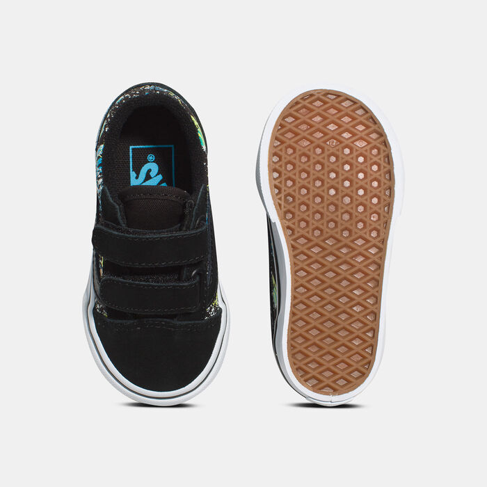 Vans Kids' Old Skool V Shoes Black image number 3