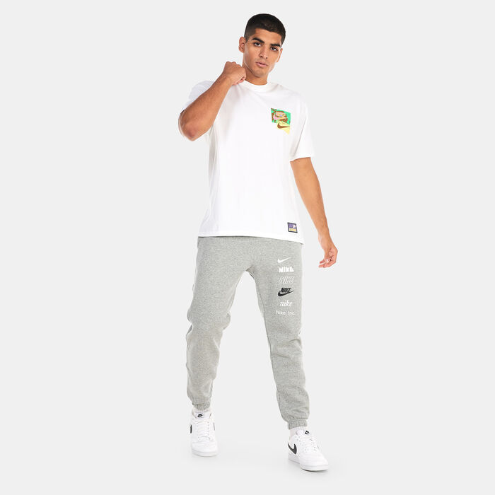 Nike Men's Club Fleece Joggers Grey Nike Men's Club Fleece Joggers Grey image number 2