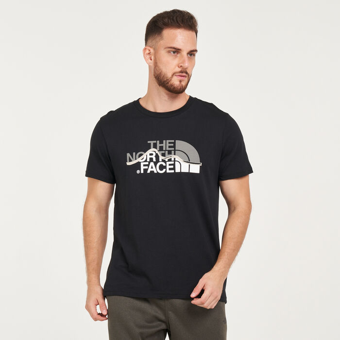 The North Face Men's Mountain Line T-Shirt Black The North Face Men's Mountain Line T-Shirt Black image number 0